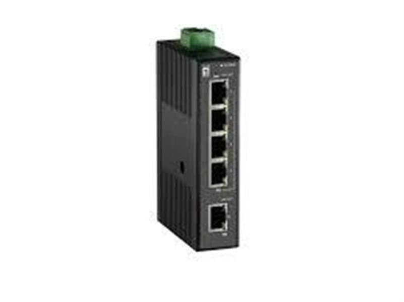 LevelOne IES-0500 netwerk-switch Unmanaged Fast Ethernet (10/100) Zwart