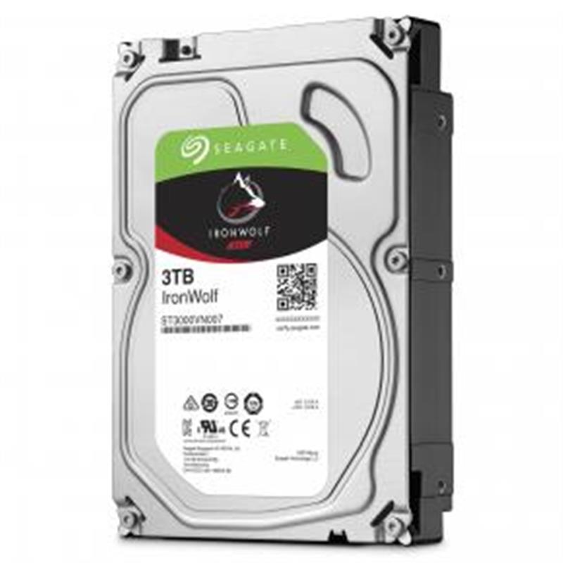 Seagate IronWolf ST3000VN007 interne harde schijf 3.5"" 3000 GB SATA III