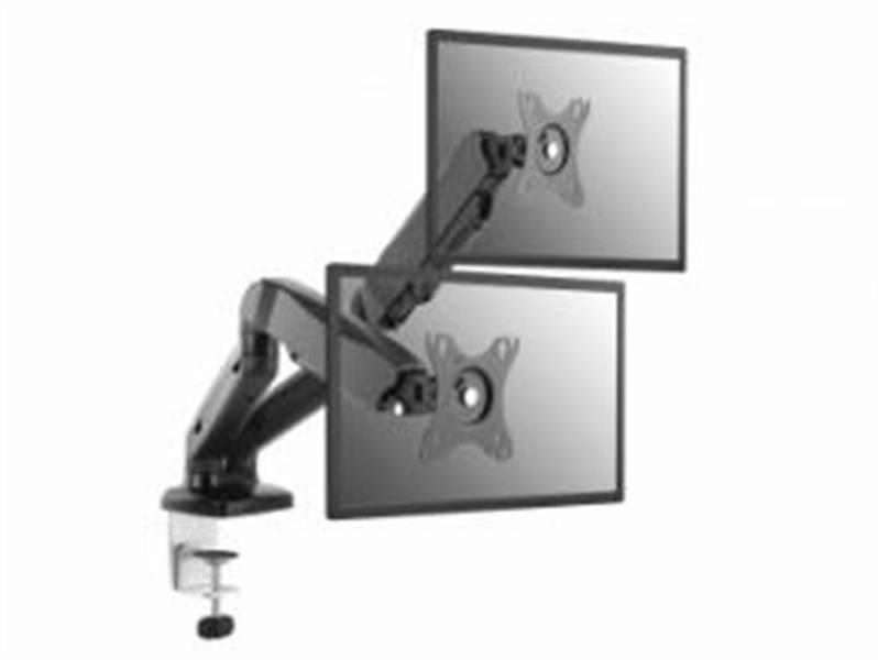Equip 650121 flat panel bureau steun 68,6 cm (27"") Klem Zwart