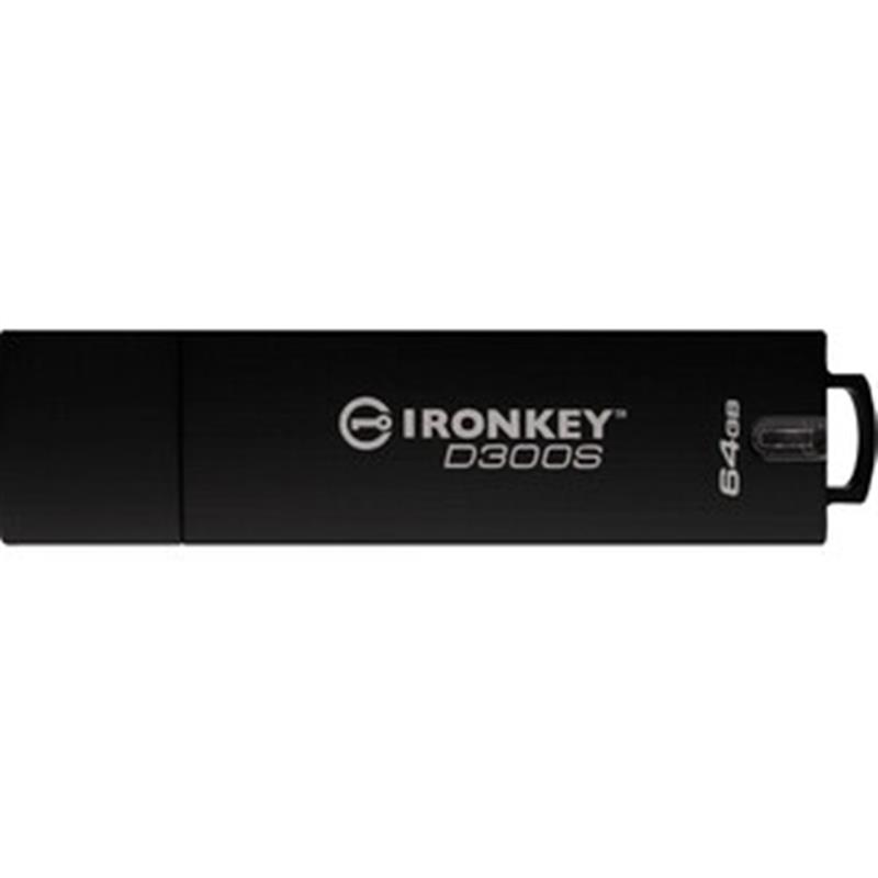 Kingston Technology D300S USB flash drive 64 GB USB Type-A 3 2 Gen 1 3 1 Gen 1 Zwart