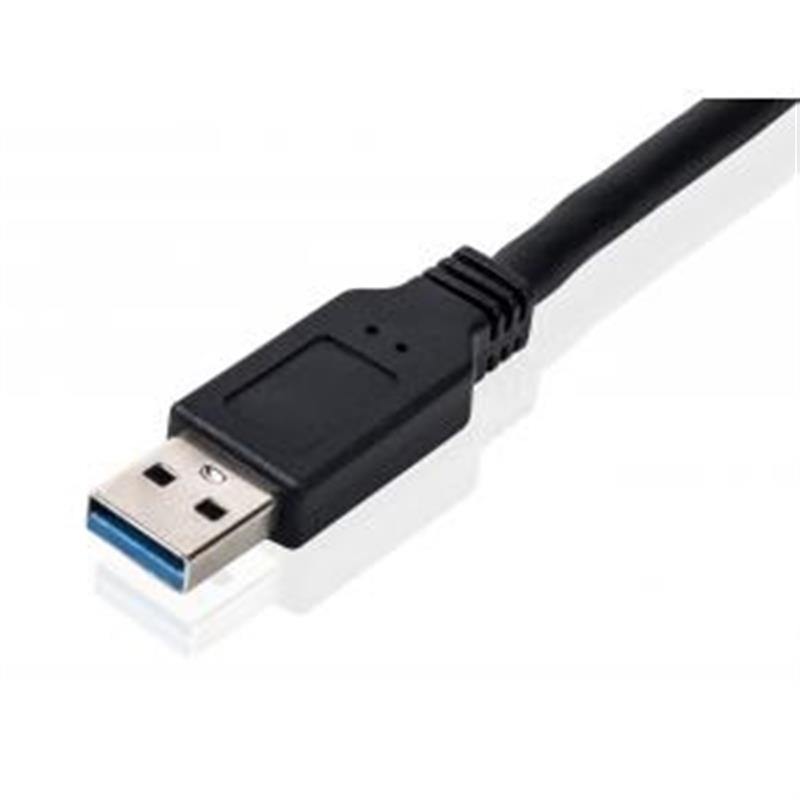 Equip 133472 tussenstuk voor kabels USB C Micro USB B Zwart