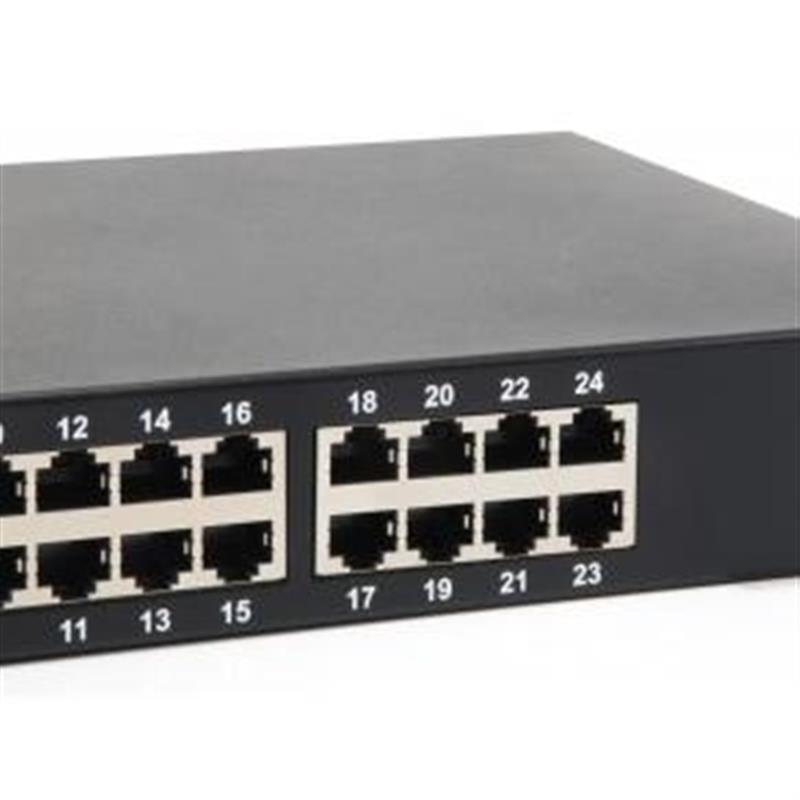 LevelOne GEP-2421W250 netwerk-switch Unmanaged Gigabit Ethernet (10/100/1000) Power over Ethernet (PoE) Zwart