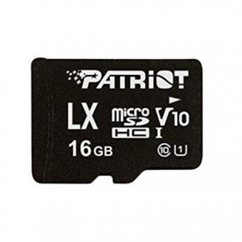 Patriot LX Series MICRO SDHC 16GB FHD V10 80MB s