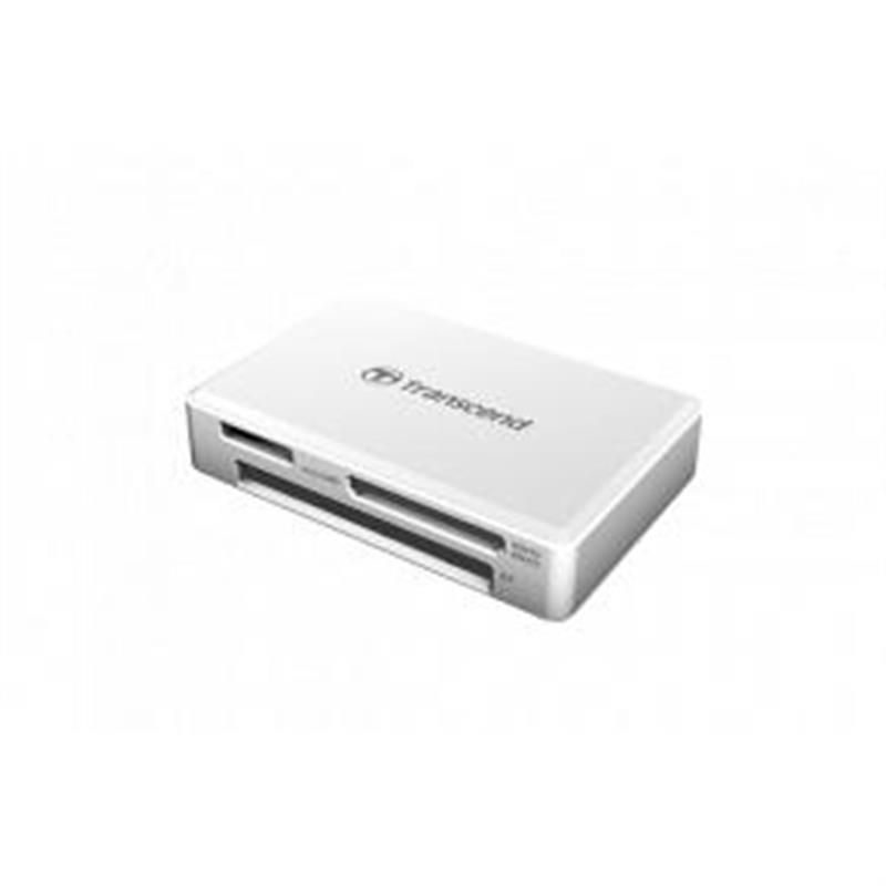 Transcend RDF8 External Card Reader USB3 1 Gen1 Type-A micro-SD CF White