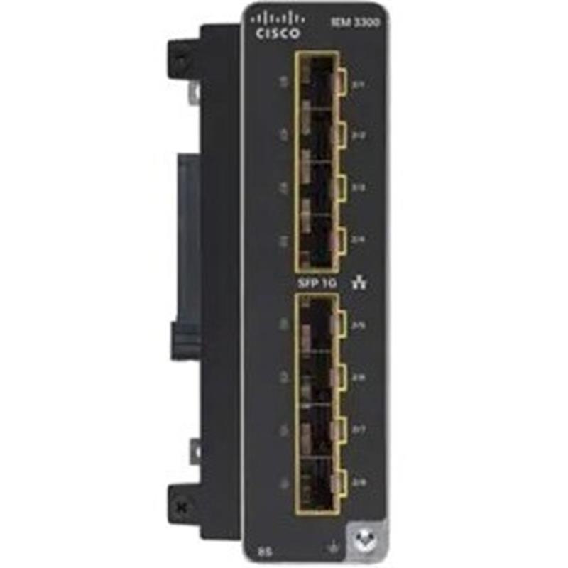 Catalyst IE3300 Rugged 8 Port SFP Fiber Exp Module