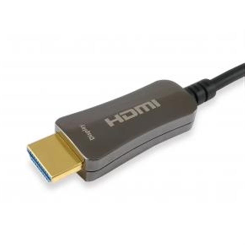 Equip 119433 HDMI kabel 100 m HDMI Type A (Standaard) Zwart