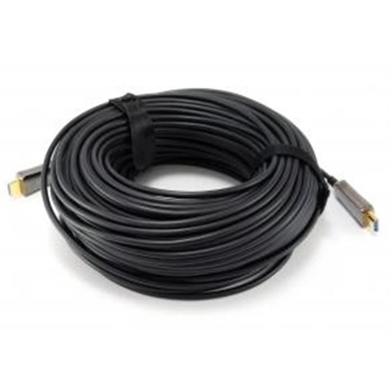 Equip 119433 HDMI kabel 100 m HDMI Type A (Standaard) Zwart