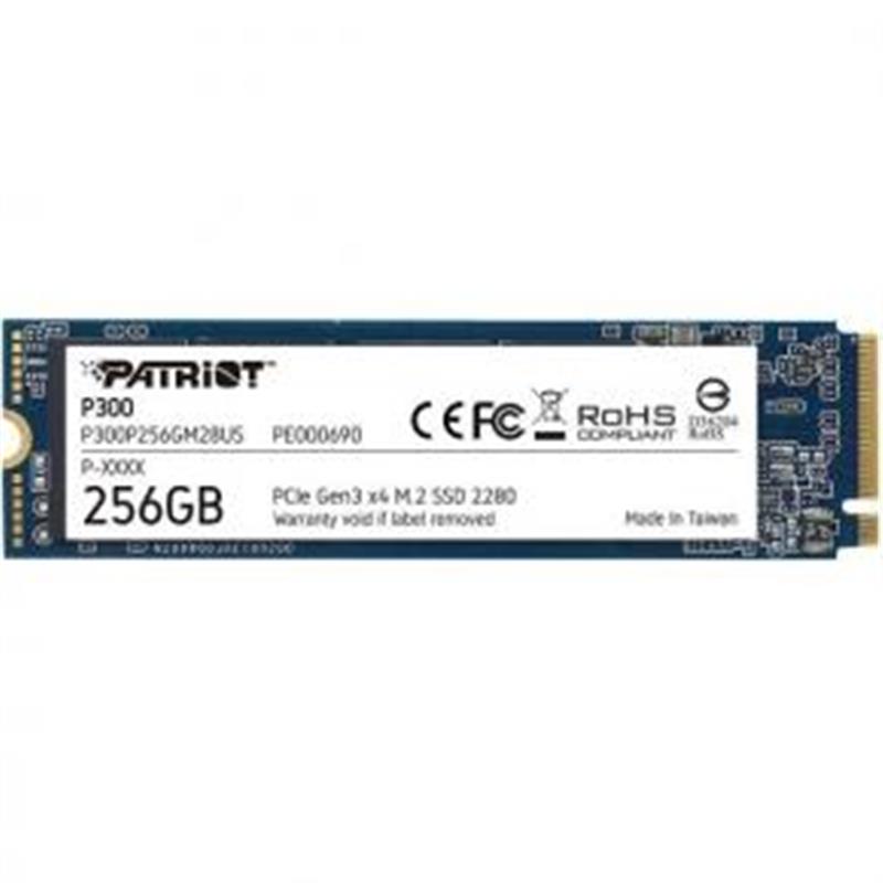 Patriot P300 SSD 512GB M 2 2280 PCIe NVMe Gen3 x 4 1700 1100 MBs 290K IOPS 2W