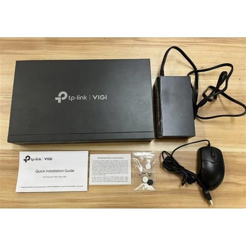TP-Link VIGI NVR1008H-8MP Netwerk Video Recorder (NVR) Zwart