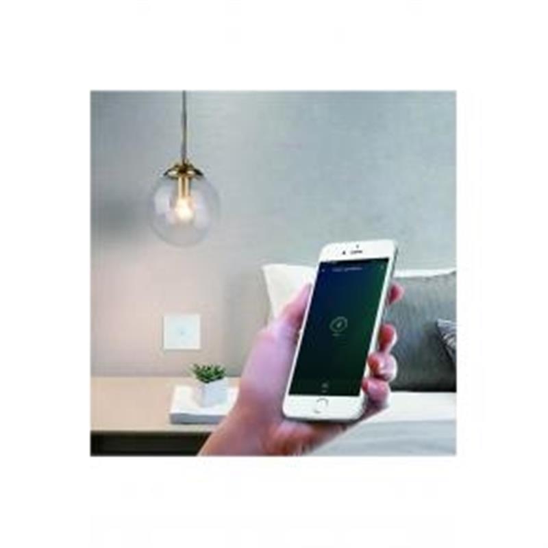 WOOX Smart wall light switch WiFi 2 4Ghz Schuko <= 800W 10-30m White