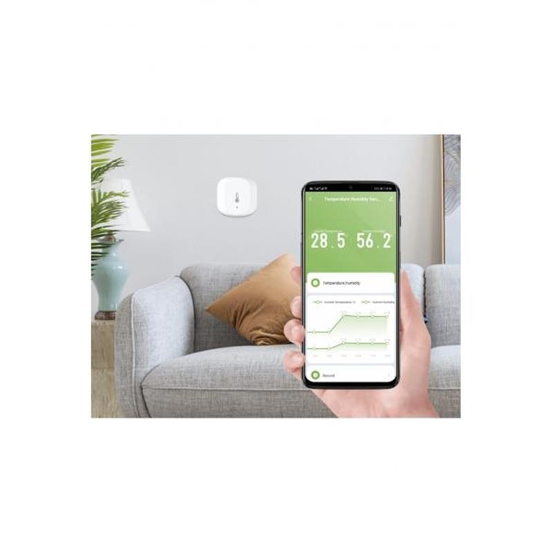 WOOX Smart Humidity Temperature Sensor Zigbee White