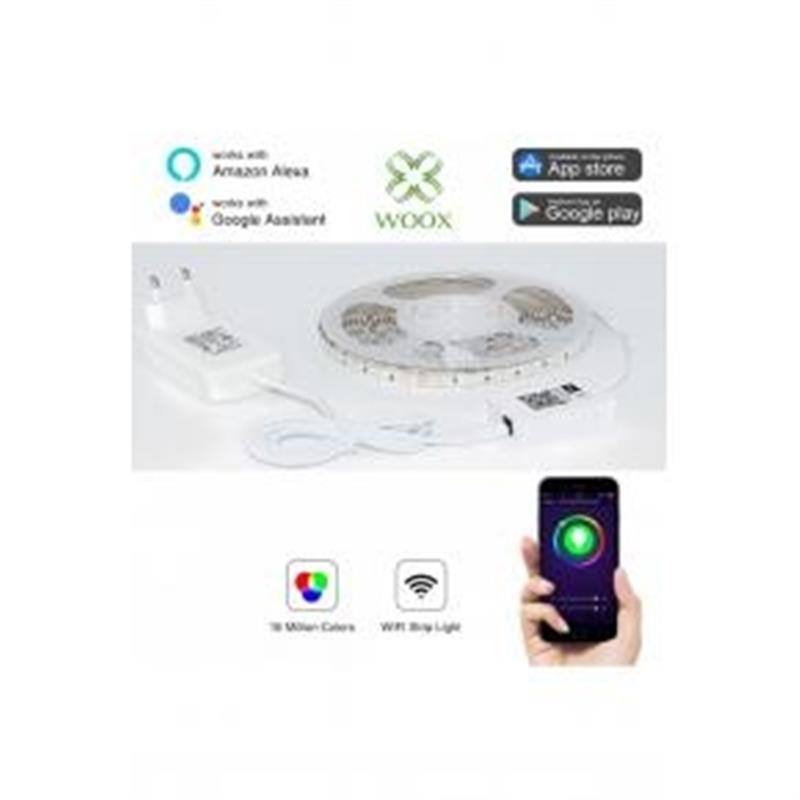 WOOX Smart LED strip 5m 1000lm Full colour RGB Warm White 1000