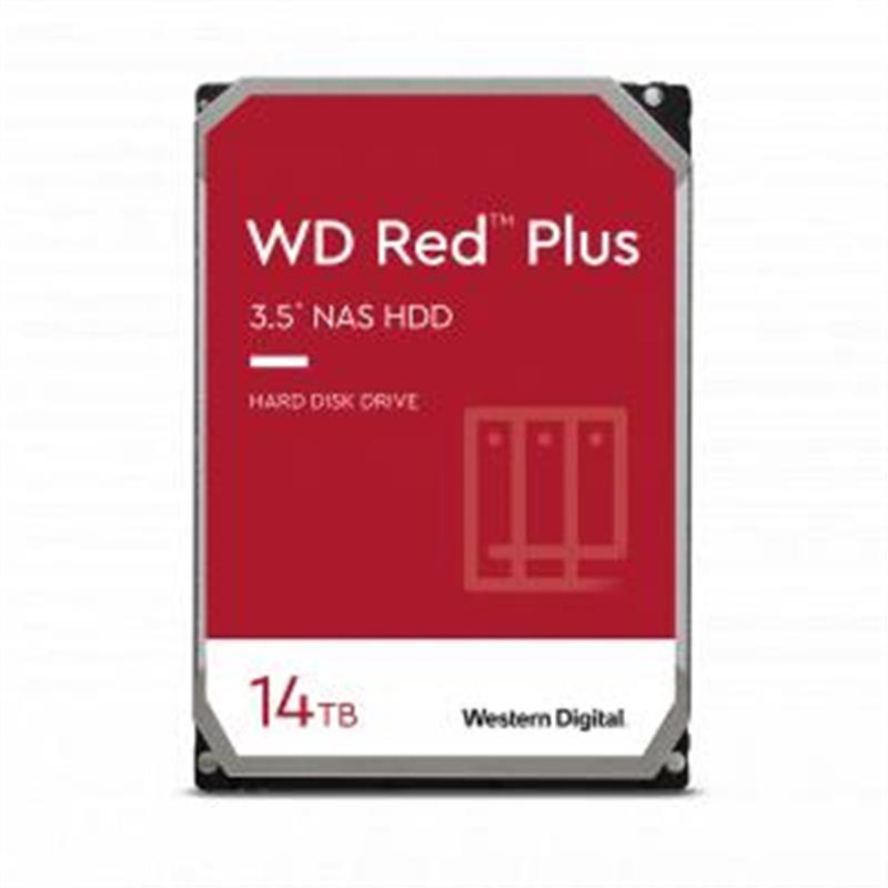 Western Digital RED PLUS HDD 14TB 3 5 SATA3 5400 RPM 256 MB 215 MB s