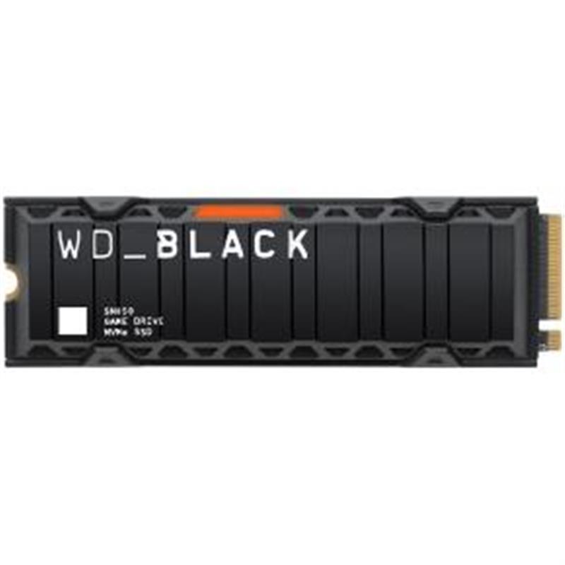 Western Digital SN850 Black SSD w heatsink 500GB M 2 NVMe 7000 4100 MB s TLC