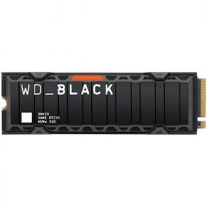 Western Digital SN850 Black SSD w heatsink 2 TB M 2 NVMe PCIe4 7000 5100 MB s TLC