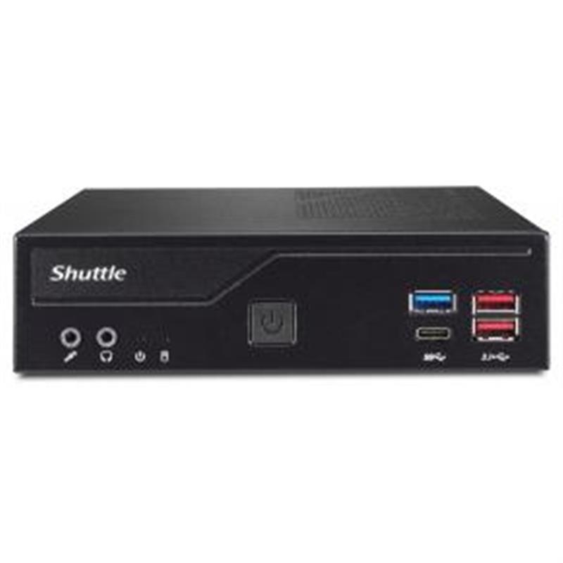 Shuttle XP? slim DH470C 1,35L maat pc Zwart Intel H470 LGA 1200 (Socket H5)