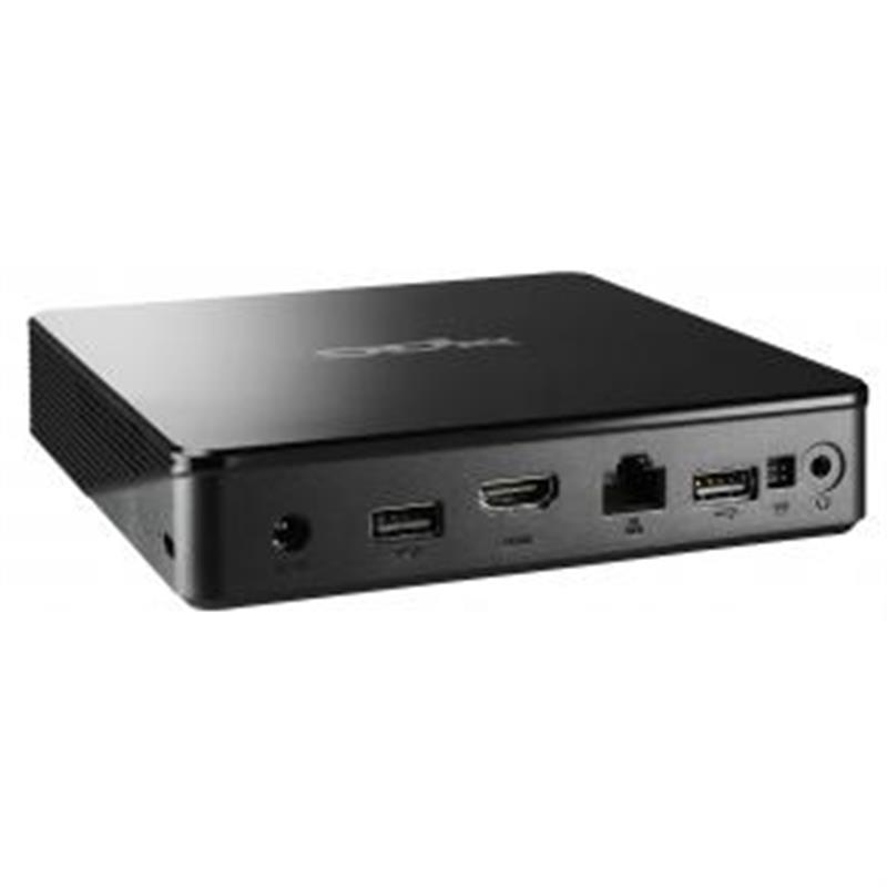 Shuttle XPC nano NS02AV2 RK3368 Nettop Rockchip 2 GB DDR3L-SDRAM 16 GB eMMC Android 8.1 Mini PC Zwart