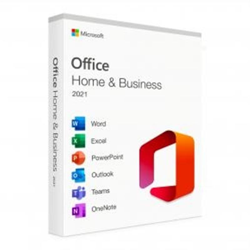Office Home and Business 2021 English - Full License - 1 user - PC Mac - EuroZone - Medialess - Box Pack