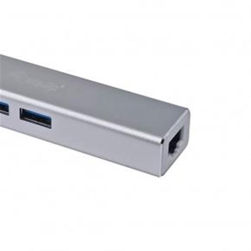 Equip 133481 interface hub USB 3.2 Gen 1 (3.1 Gen 1) Type-C 5000 Mbit/s Zilver