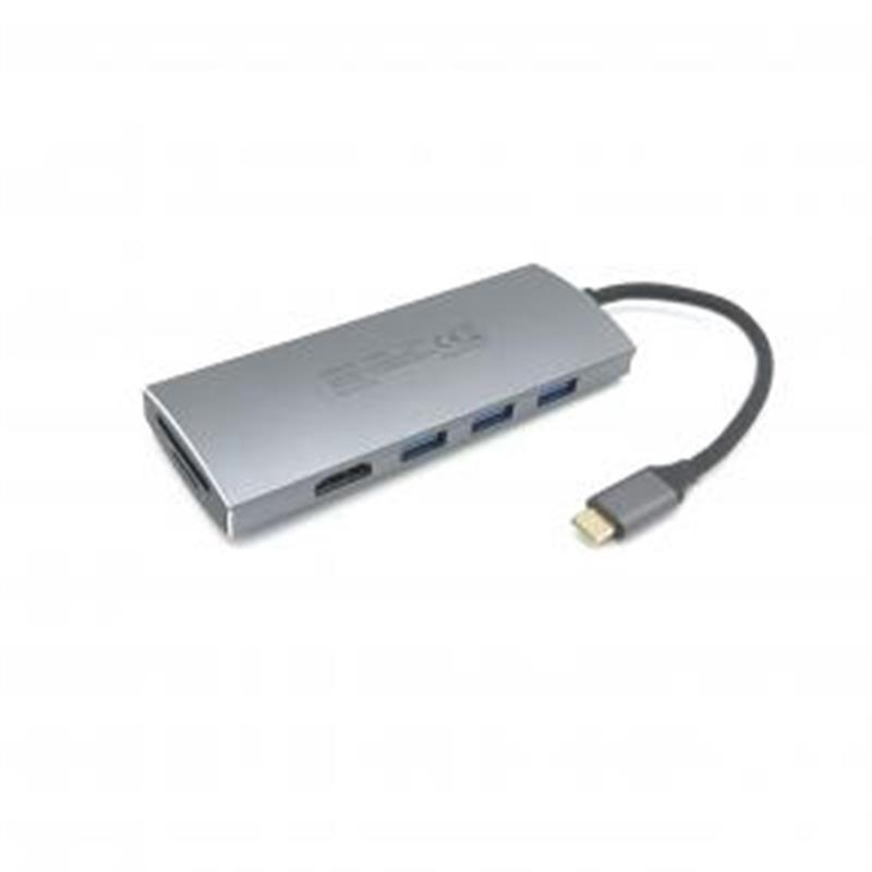 Equip 133482 interface hub USB 3.2 Gen 1 (3.1 Gen 1) Type-C 5000 Mbit/s Zilver