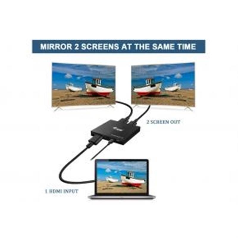 Equip 332715 video splitter HDMI 2x HDMI