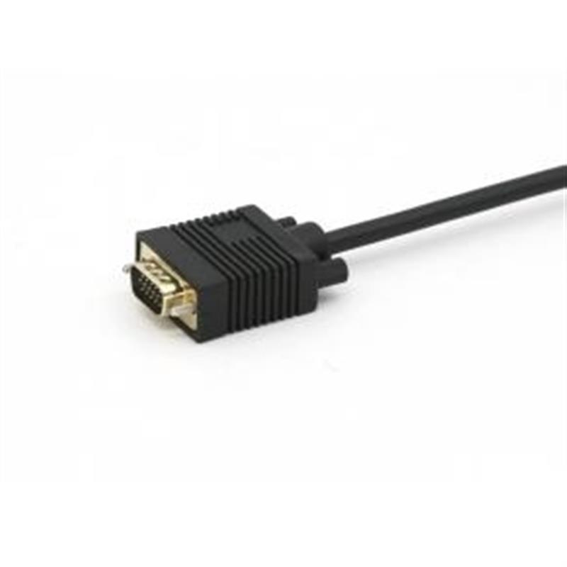 Equip 119338 video kabel adapter 2 m VGA (D-Sub) DisplayPort Zwart