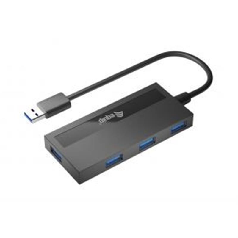 Equip 128956 interface hub USB 3.2 Gen 1 (3.1 Gen 1) Type-A 5000 Mbit/s Zwart