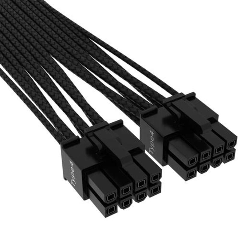 12 4pin PCIe cable Type 4 BLACK