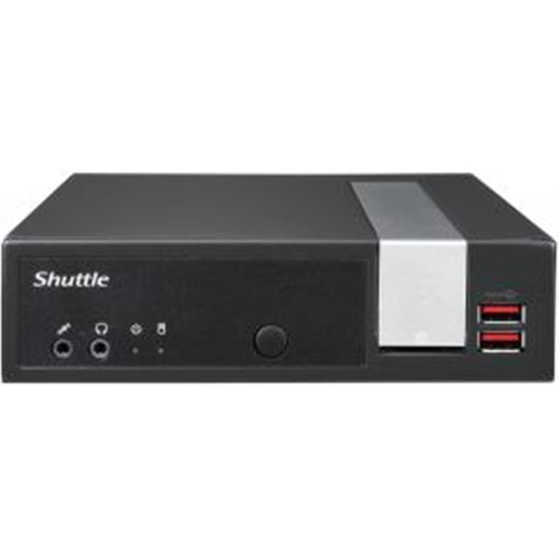 Shuttle XPC slim DL2000EP N4505 Slim PC Intel® Celeron® 4 GB DDR4-SDRAM 128 GB SSD Windows 11 Pro Mini PC Zwart