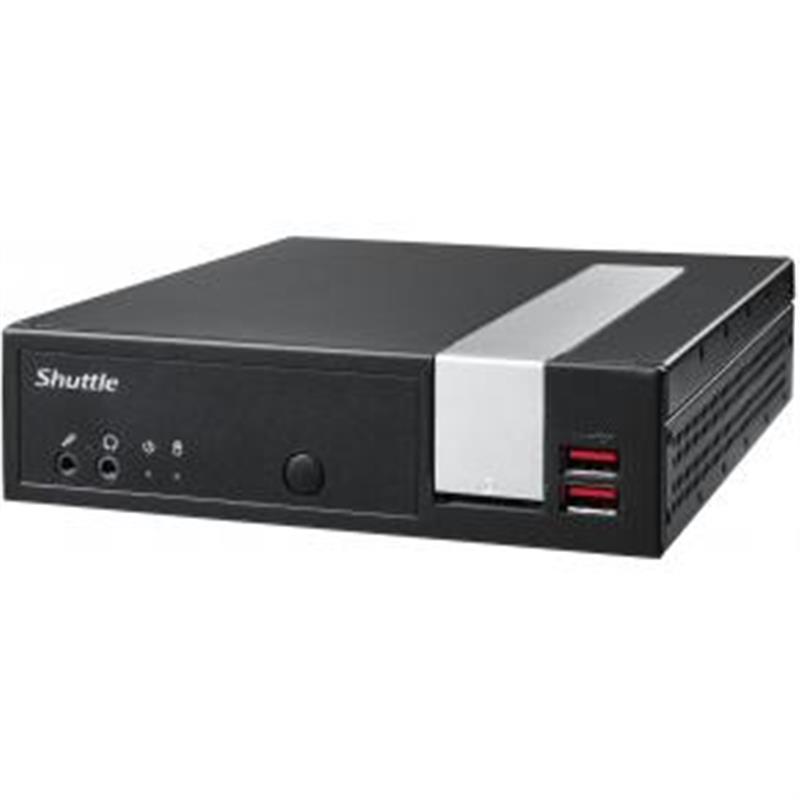 Shuttle XPC slim DL2000EP N4505 Slim PC Intel® Celeron® 4 GB DDR4-SDRAM 128 GB SSD Windows 11 Pro Mini PC Zwart