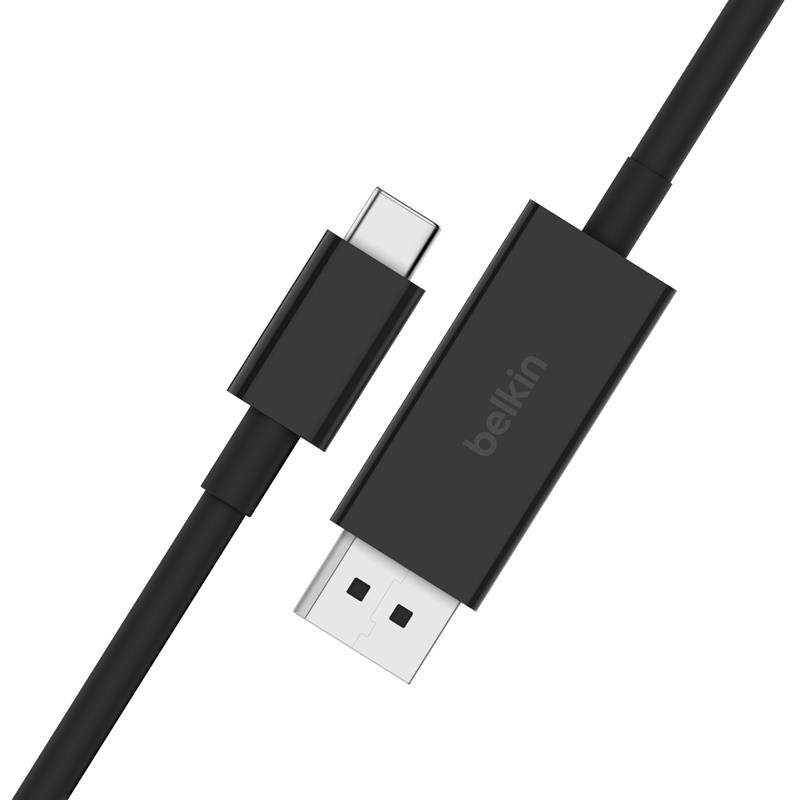 Belkin AVC014bt2MBK 2 m USB Type-C DisplayPort Zwart