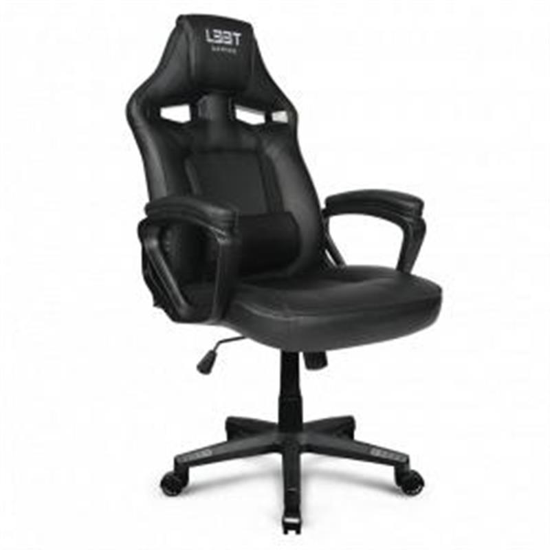 L33T Gaming Extreme Gaming Chair - BLACK PU Leather Class-4 gas lift