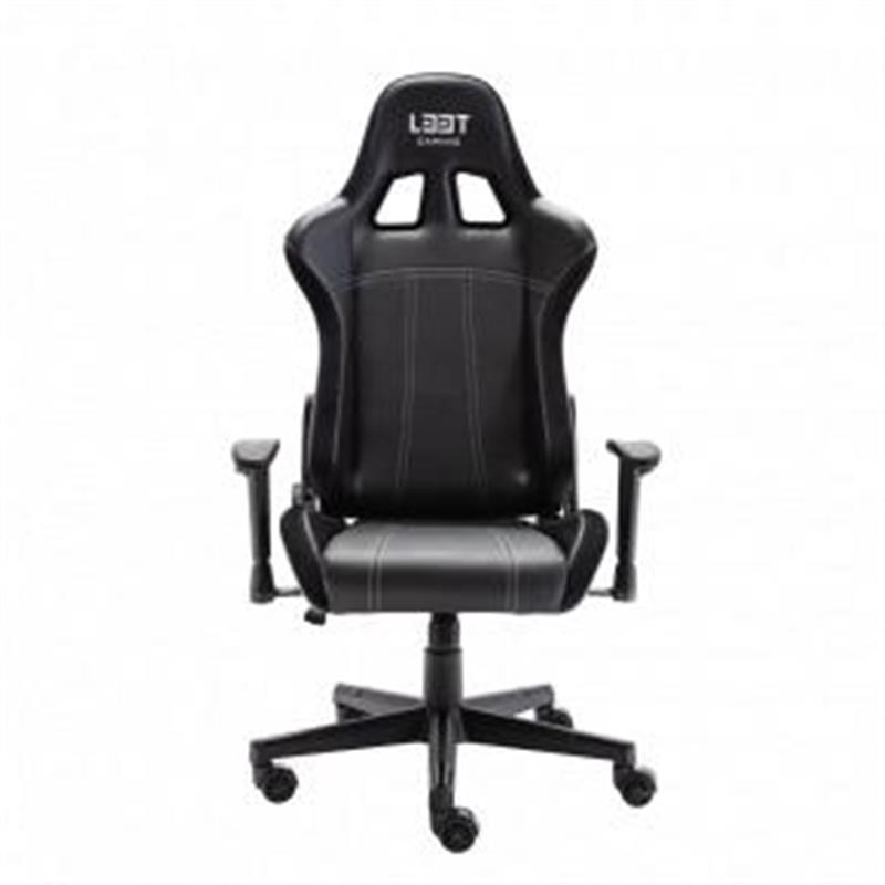 L33T Gaming Evolve Gaming Chair - PU Black PU Leather Class-4 gas-lift Tilt Recline