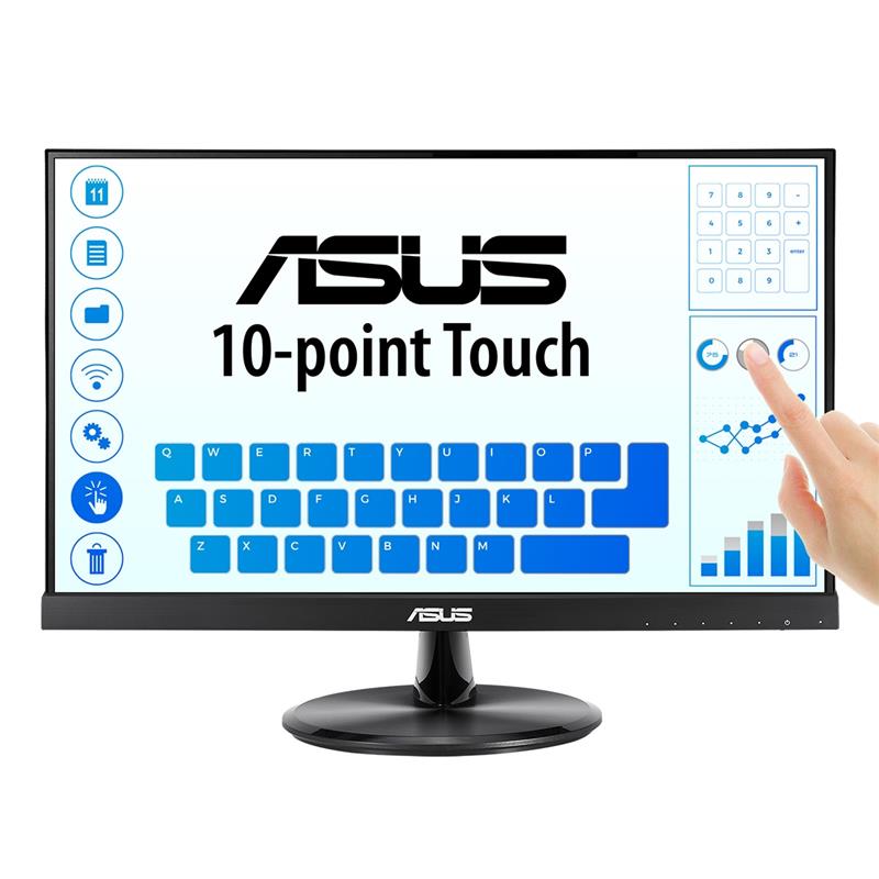 ASUS VT229H 54,6 cm (21.5"") 1920 x 1080 Pixels Full HD LED Touchscreen Zwart