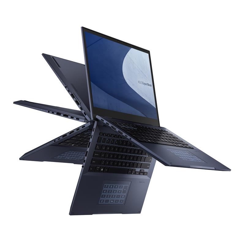 ASUS ExpertBook B7402FBA-LA0501X i7-1260P Hybride (2-in-1) 35,6 cm (14"") Touchscreen WUXGA Intel® Core™ i7 16 GB DDR5-SDRAM 512 GB SSD Wi-Fi 6E (802.