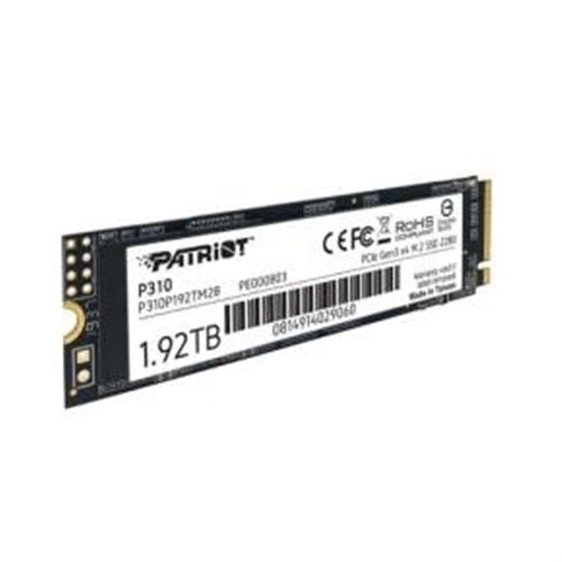Patriot P310 SSD 240 GB M 2 2280 NVME PCIe Gen3x4 SmartECC 1700 1000 MB s