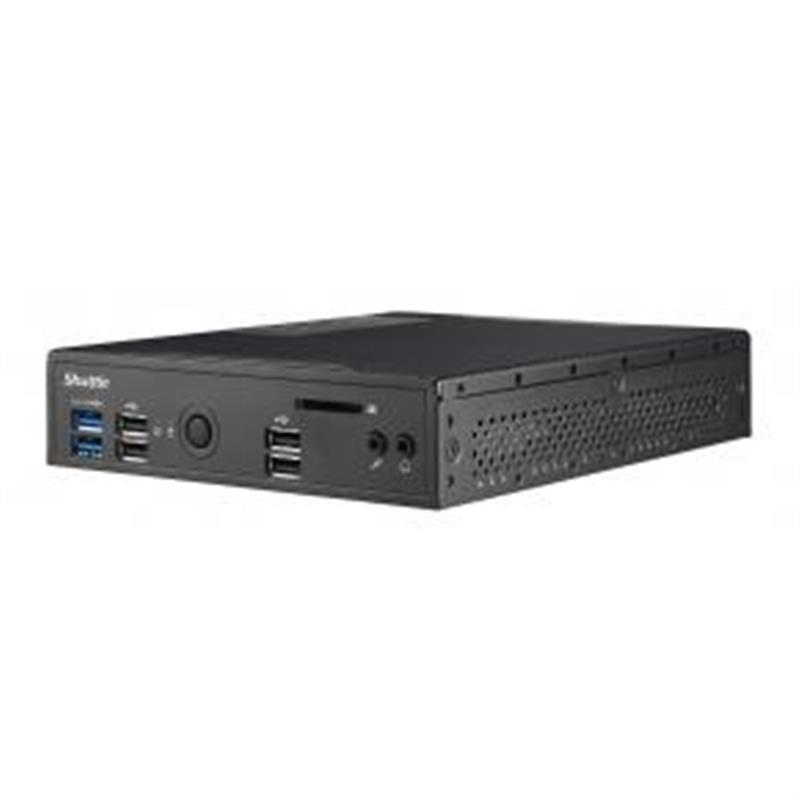 Shuttle XP? slim DS20U 1,3L maat pc Zwart Intel SoC 5205U 1,9 GHz