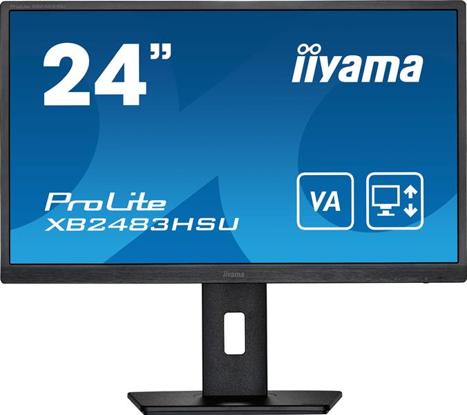 iiyama ProLite XB2483HSU-B5 LED display 60,5 cm (23.8"") 1920 x 1080 Pixels Full HD Zwart