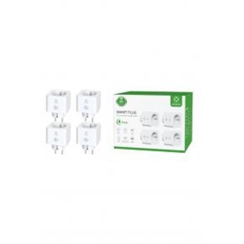 WOOX Set of 4 Smart Plug 16A energy monitor