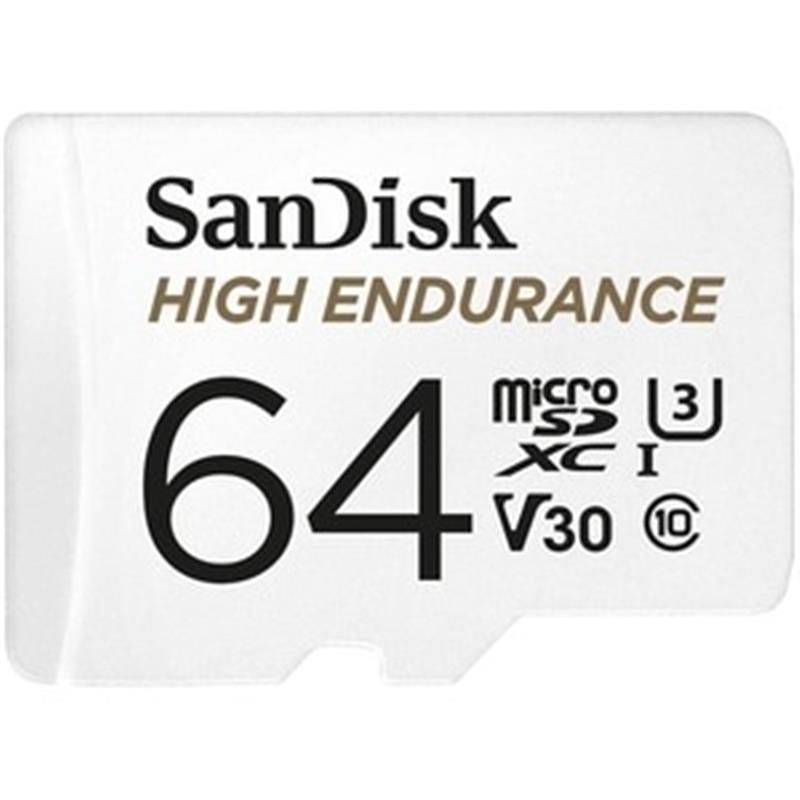SANDISK HIGH ENDURANCE MICROSD CARD 64G
