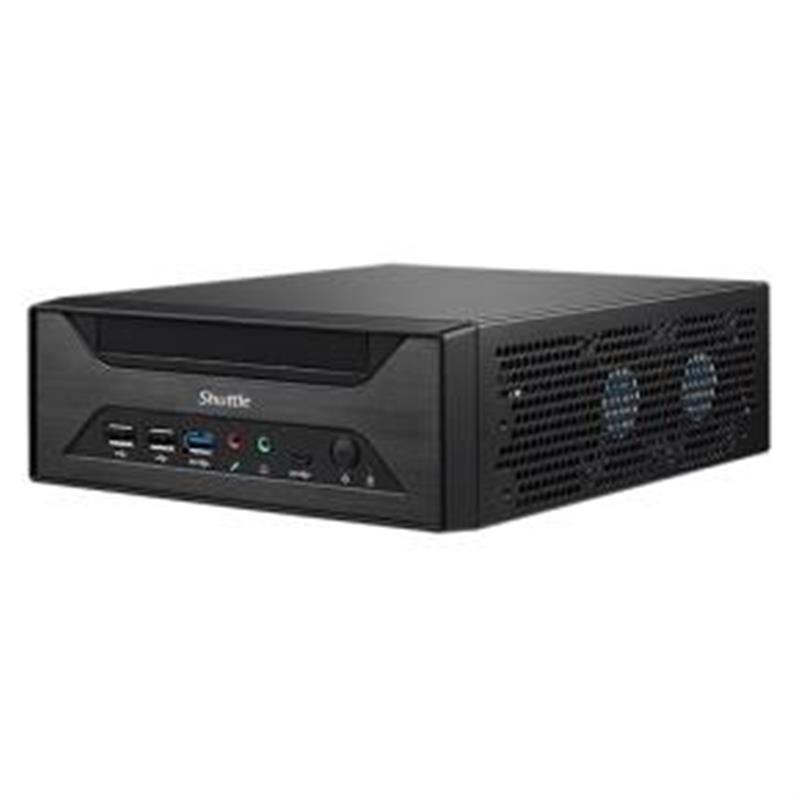 Shuttle XPC slim Barebone XH610 - S1700, Intel H610, 1xDP, 1xHDMI, 1x VGA, 2x COM (RS232), 2x LAN (2.5G and 1G), 1x slim 5.25"", 2x 3.5"", 2x M.2, 24/