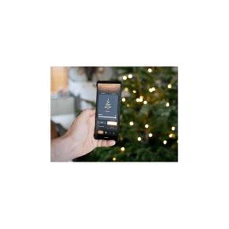 WOOX Slimme Kerstverlichting Wi-Fi 20 meter 200leds 230 lumen warm-wit met dim en geluid