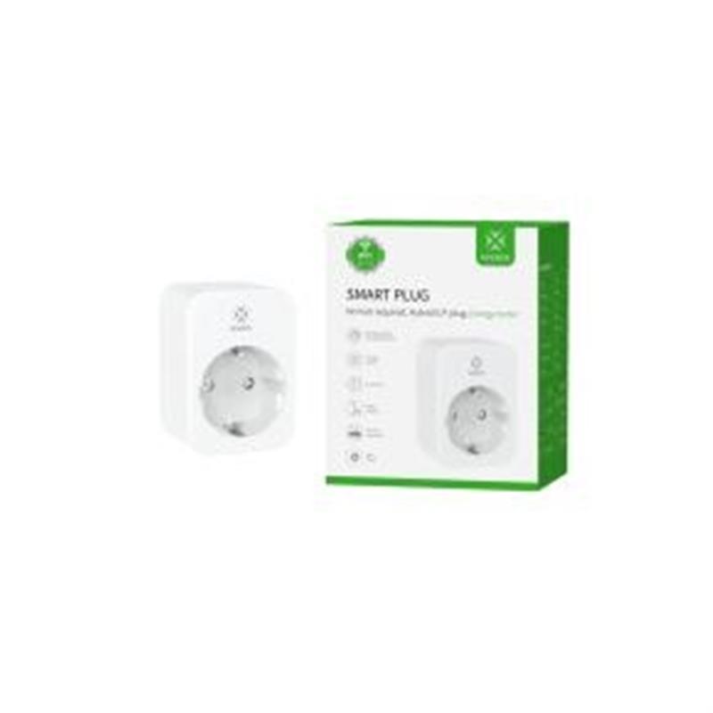 WOOX Smart plug Schuko WiFi 802 11b g n 3680 W IP20 30m White