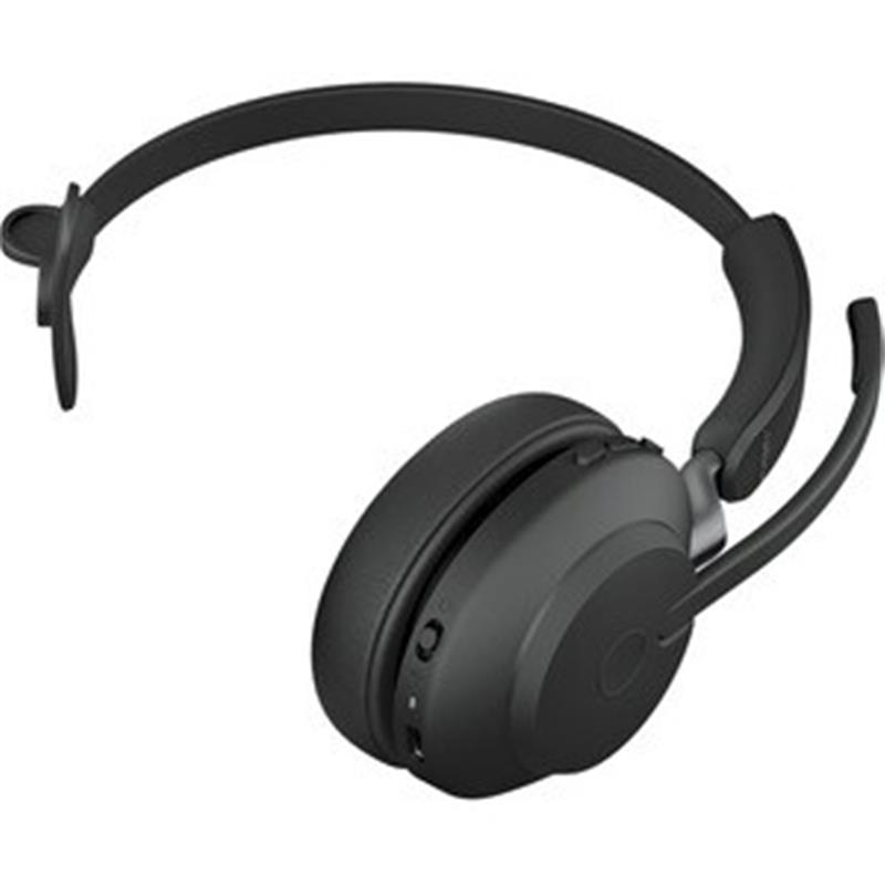 Jabra Evolve2 65, UC Mono Headset Draadloos Hoofdband Kantoor/callcenter USB Type-A Bluetooth Zwart