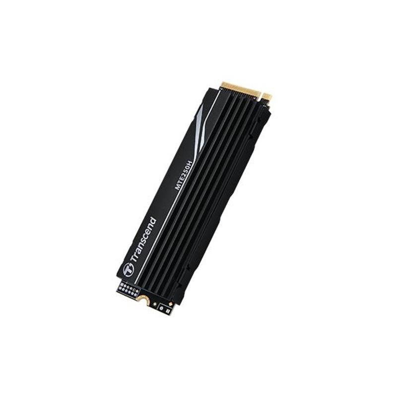 Transcend MTE250H SSD 1TB M 2 2280 PCIe Gen4x4 NVMe 3D TLC DRAM heatsink