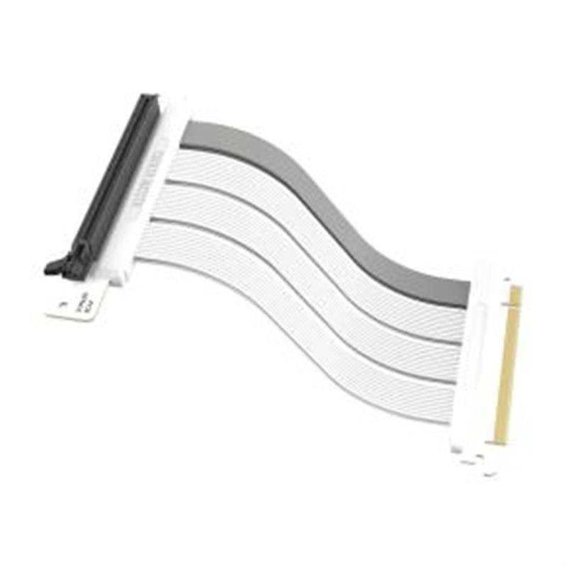 Cooler Master Riser Cable PCIe 4 0 x16 White - 200mm
