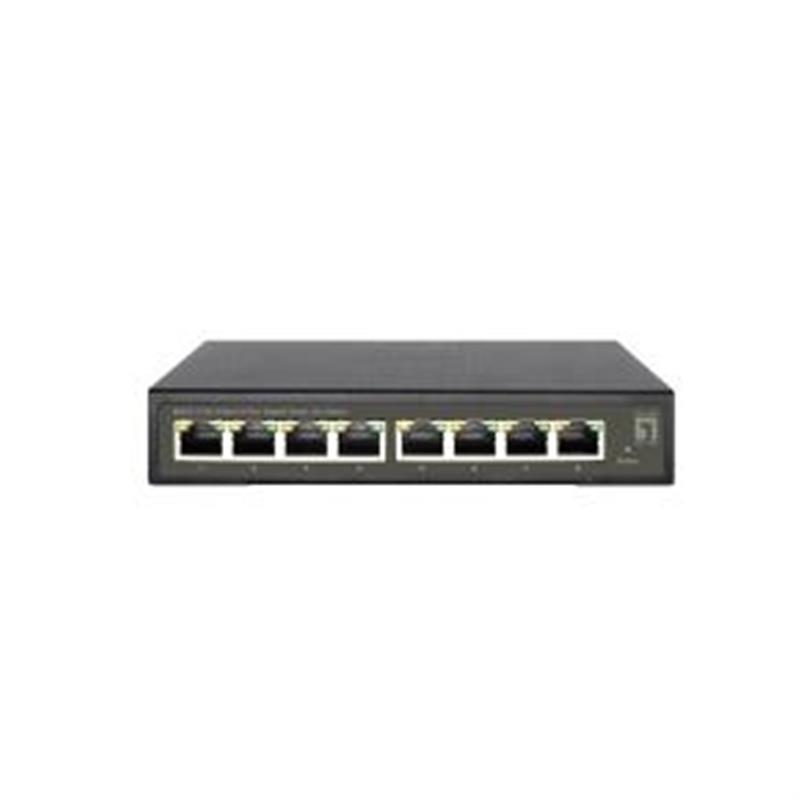 LevelOne GES-2108 netwerk-switch Managed L2 Gigabit Ethernet (10/100/1000) Zwart