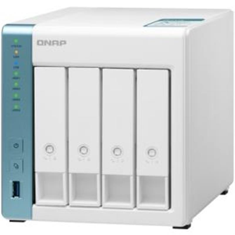 QNAP TS-431K data-opslag-server NAS Tower Ethernet LAN Wit Alpine AL-214