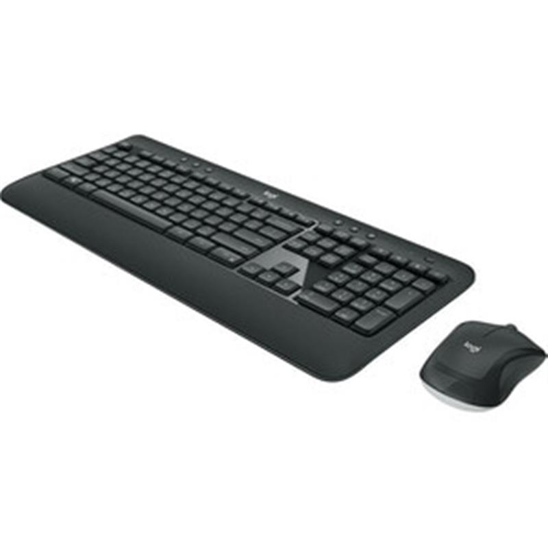 Logitech Advanced MK540 toetsenbord Inclusief muis USB QWERTY Spaans Zwart, Wit