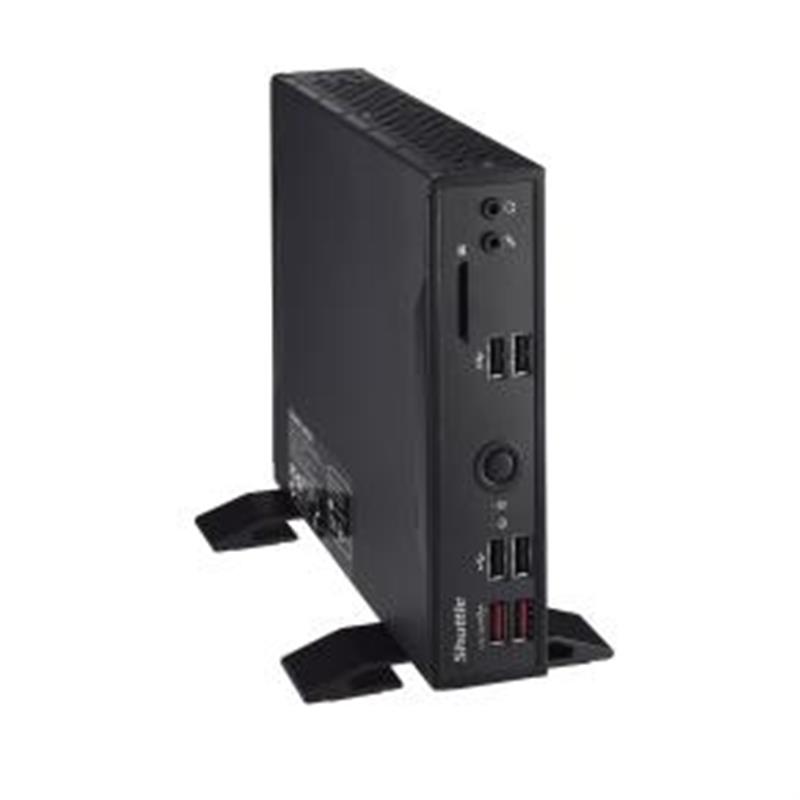 Shuttle XPC slim Barebone DS20U7V2, i7-10510U, 2x LAN (1xGbit, 1x 2.5Gbit), 1xCOM, 1xHDMI, 1xDP, ventilatorloos , 24/7 permanent gebruik